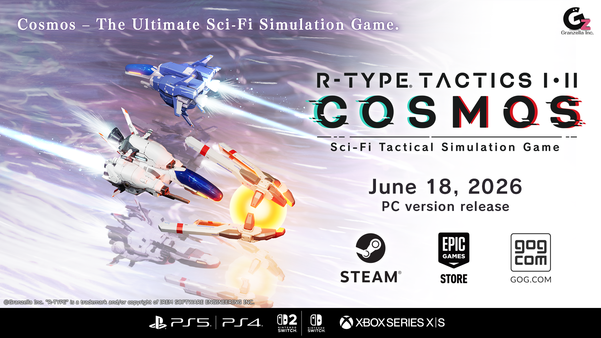 Announcement of the PC Release of “R‑Type Tactics I･II Cosmos” and the Launch of the Original Soundtrack